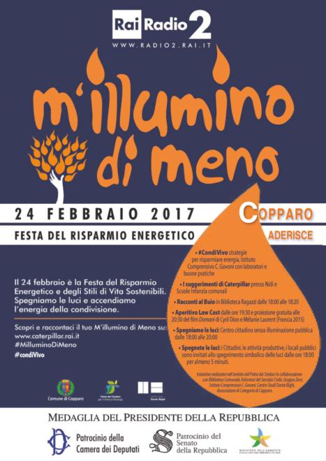 locandina m'illumino di meno